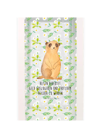 Mr. & Mrs. Panda Laterne Erdmännchen mit Spruch in Transparent