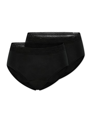Schiesser Periodenslip Schiesser Care in Schwarz
