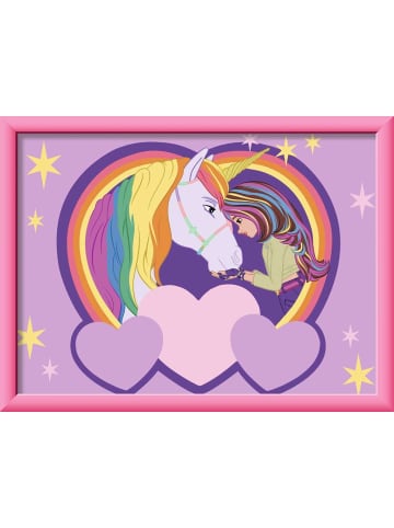 Ravensburger Kreativität CreArt, Malen nach Zahlen Kinder Unicorn Academy - Sophia & Wildstar Ab 9 Jahre in bunt