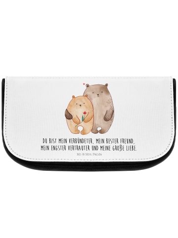 Mr. & Mrs. Panda Kulturbeutel Bären Liebe mit Spruch in Weiß
