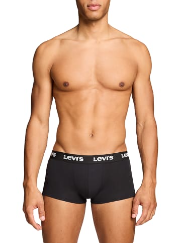 Levi´s Boxershorts LEVIS Men Repeat Logo Trunk 6P in Black