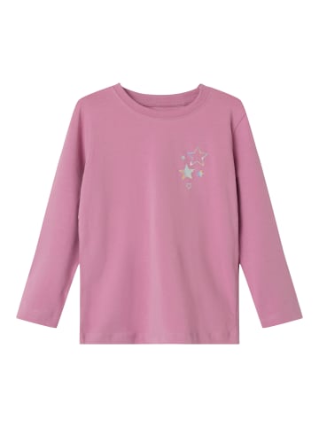 name it Mädchen Longsleeve mit Print in Mauve Orchid