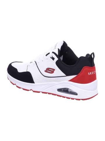 Skechers Sneaker UNO - RETRO ONE in Weiß/schwarz