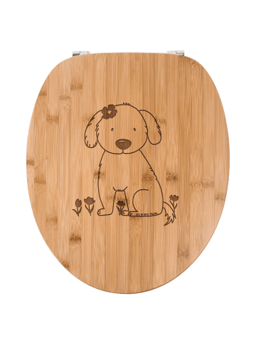 Mr. & Mrs. Panda Toilettensitz Hund Dame ohne Spruch in Transparent