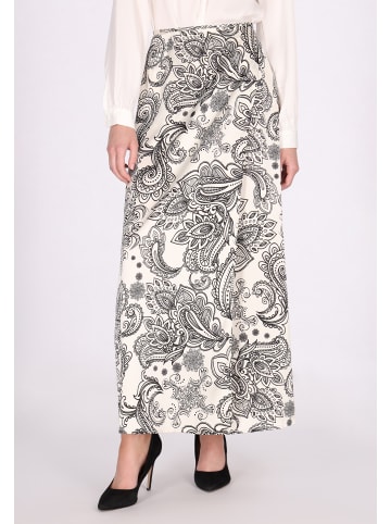 DreiMaster Damen Rock in Weiss Schwarz