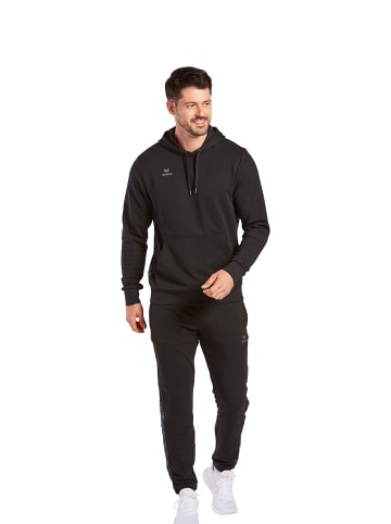 erima Herren Essential Team Kapuzensweat in schwarz/slate grey