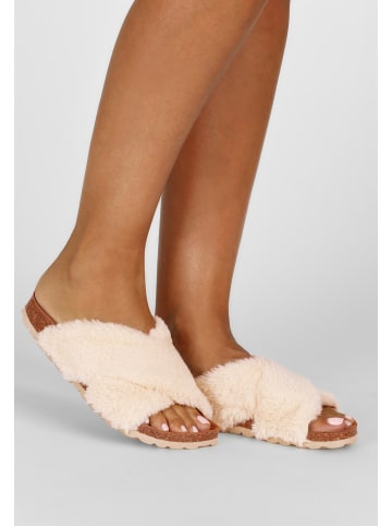 LASCANA Hausschuh in beige
