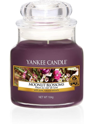 Yankee Candle Duftkerze Moonlight Blossoms Classic Small Jar 104g in Lila