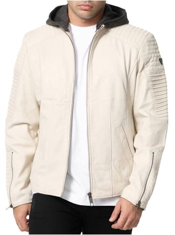 Tazzio Lederjacke "A800" - in Weiß