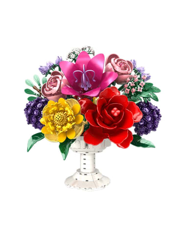 WOMA WOMA 99143 Blumenstrauß mit Vase 1070 Teile ab 6 in Mehrfarbig