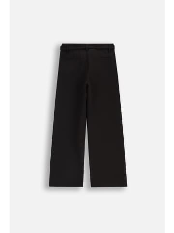 Coccodrillo Weite Stoffhose in schwarz