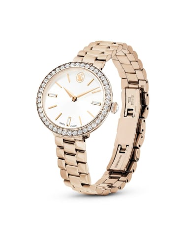 Swarovski Analoguhr für Damen in gold