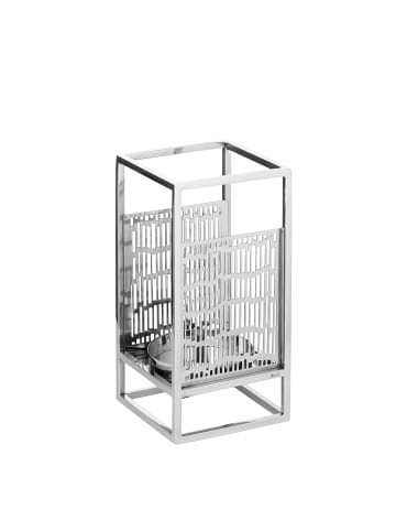 Fink Windlicht ohne Glas Ez-Nicosa silberfarben - (H) 17,5 cm