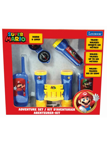 Lexibook Super Mario Abenteuerset mit 2 Walkie Talkies, Fernglas, Taschenlampe 3 Jahre