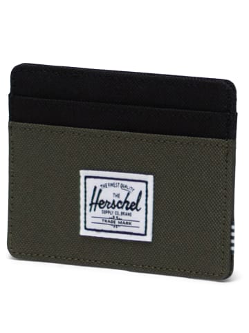 Herschel Charlie - Kreditkartenetui 4cc 10 cm RFID in forest night/black