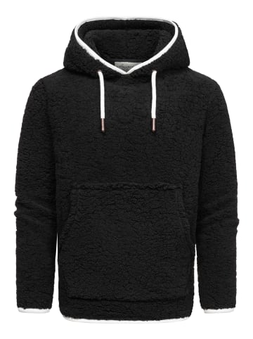 Amaci&Sons Kapuzenpullover SUNNYVALE in Schwarz