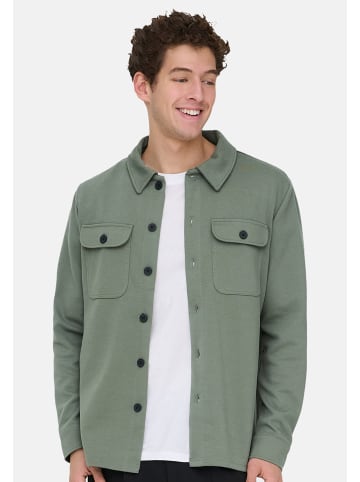 ONLY & SONS Hemdjacke / Overshirt Newkodyl in Hellgrün / hellgrau