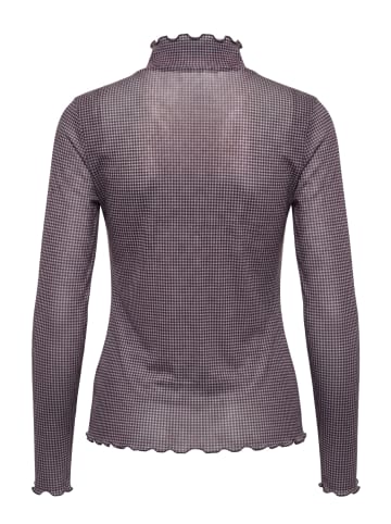 Zero Langarm-Shirt mit Muster in Beige/Brown