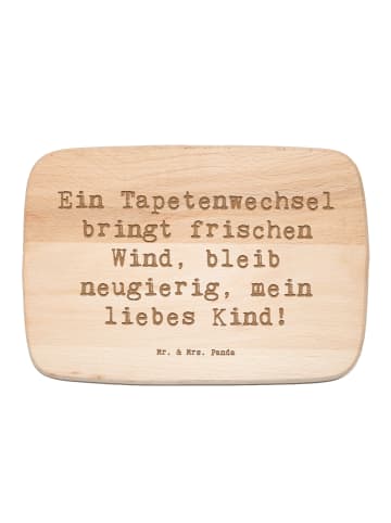 Mr. & Mrs. Panda Frühstücksbrettchen Spruch Umzug neue Stadt mit... in Transparent