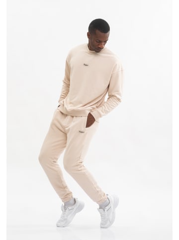 Tom Barron Freizeitanzug MENS OVERSIZE SPORT TRACKSUIT PANT AND SWEATSHIRT in ecru