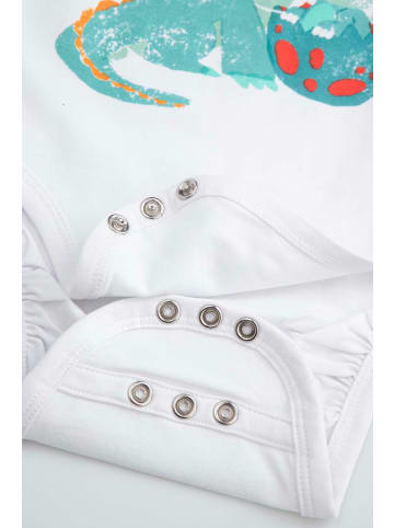 Coccodrillo Langarm-Body in weiß