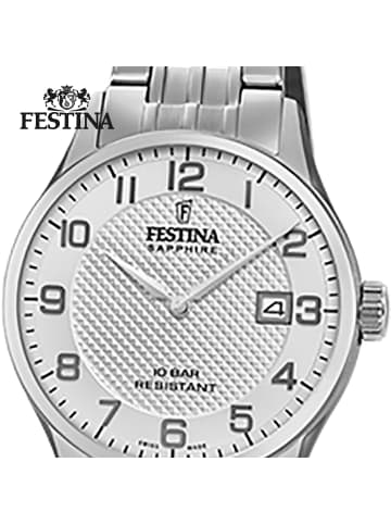 Festina Analog-Armbanduhr Festina Swiss Made silber klein (ca. 29mm)