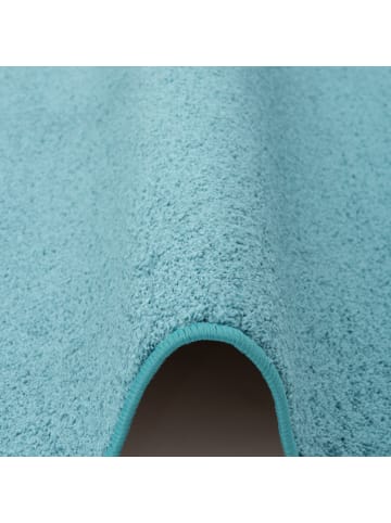 Snapstyle Hochflor Velours Teppich Mona Rund in Grijs