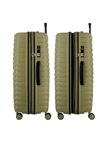 Jump Xwave 4 Rollen Trolley 76 cm mit Dehnfalte in olive
