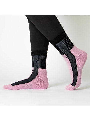 Occulto 3er Pack Wandersocken Makalu in Schwarz/Grau/Pink