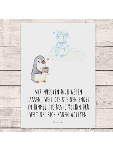 Mr. & Mrs. Panda Trauerspruchkarte Trauer Oma mit Spruch in Weiß