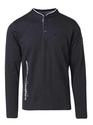 KOROSHI LangÃ¤rmliges poloshirt in anthrazit