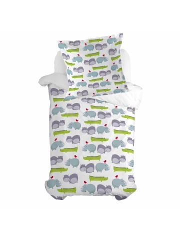 Happy Friday Hippo Kissenbezug