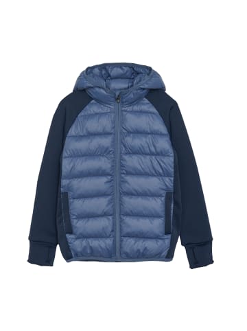 Color Kids Kurzjacke COHybrid Fleece Jacket W. Hood in Blau