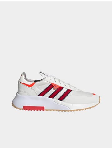 adidas Turnschuhe in core white/better scarlet/red