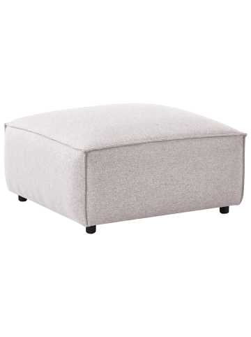 Beliani Ottomane BRANDE in Braun - (W) 90 x (H) 46 x (L) 90 cm