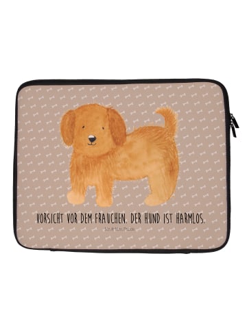 Mr. & Mrs. Panda Notebooktasche Hund Flauschig mit Spruch in Hundeglück