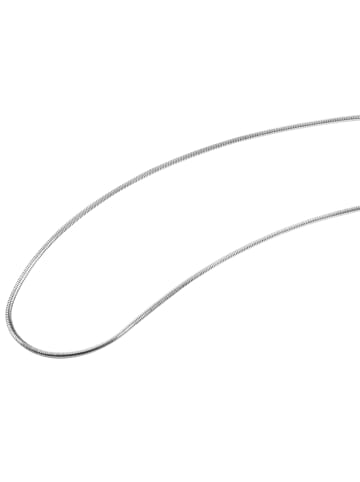 Adeliás Damen Halskette – Schlangenkette aus Edelstahl 50 cm in silber
