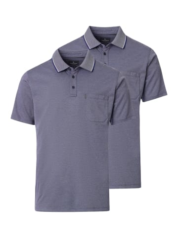 Casa moda Poloshirt Basic in Blau