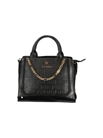 Laura Biagiotti Schwarze PVC-Handtasche