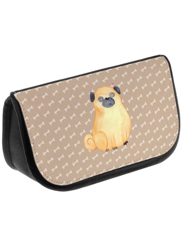 Mr. & Mrs. Panda Kulturbeutel Mops ohne Spruch in Hundeglück