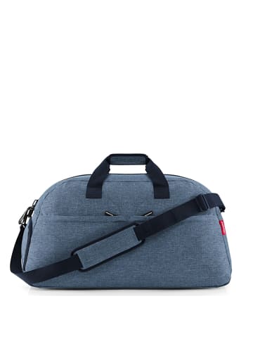 Reisenthel travelling overnighter plus - Reisetasche (herringbone dark blue) in twist blue