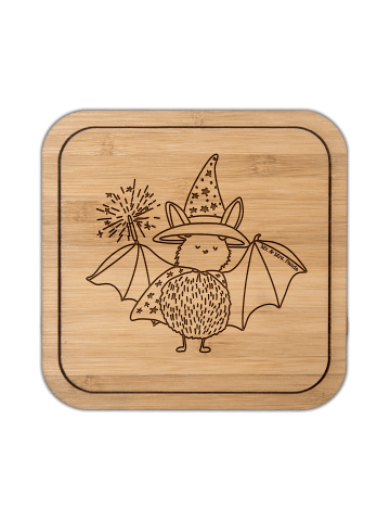 Mr. & Mrs. Panda Untersetzer Fledermaus Zauberer ohne Spruch in Transparent