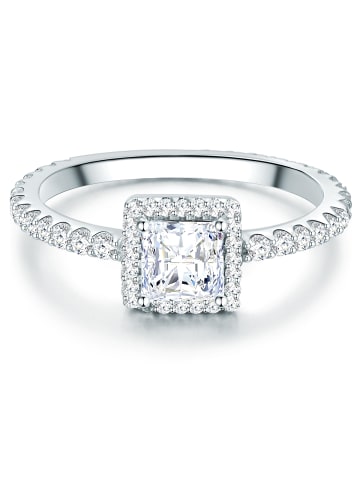 Trilani Ring aus Sterling Silber mit Zirkonia in silber