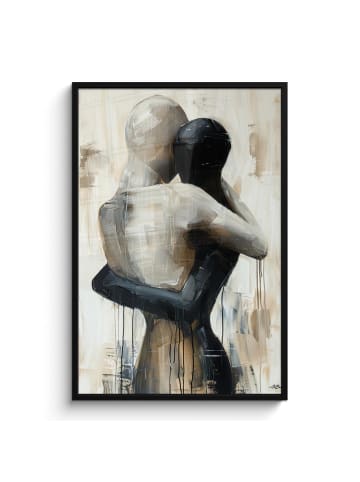 MuchoWow Poster mit Leiste Verbundene Figuren  (BxH)