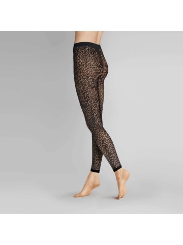 Hudson Feinstrumpfleggings Animal modisch in Black