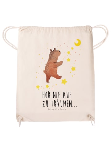 Mr. & Mrs. Panda Beutel Bär Träume mit Spruch in Creme