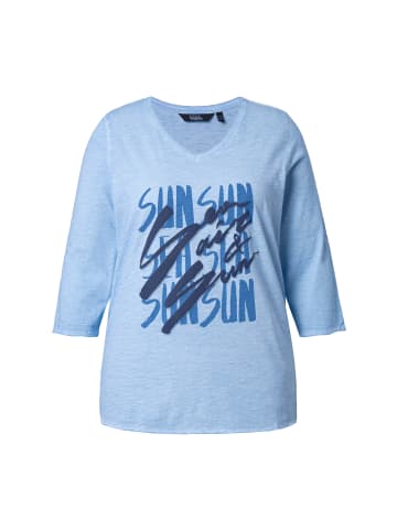 Ulla Popken Shirt in himmelblau