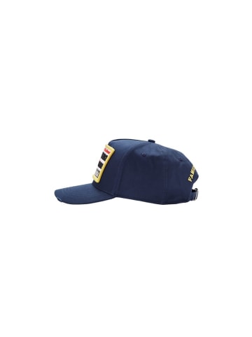 Dsquared2 Born in Canada Patch Baseball Cap Navy Blau aus Baumwolle