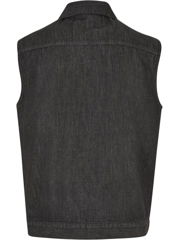 Urban Classics Urban Classics Herren Denim Vest in black washed