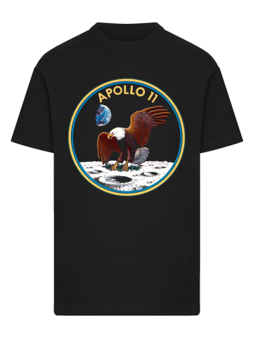 F4NT4STIC T-Shirt NASA Apollo 11 Mission Badge in schwarz